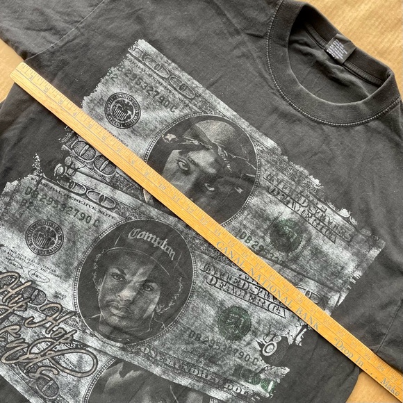 Hoss Tee Hip Hop Legends T-Shirt 3XL Black & White Tupac Shakur Biggie Eazy-E - Picture 8 of 11